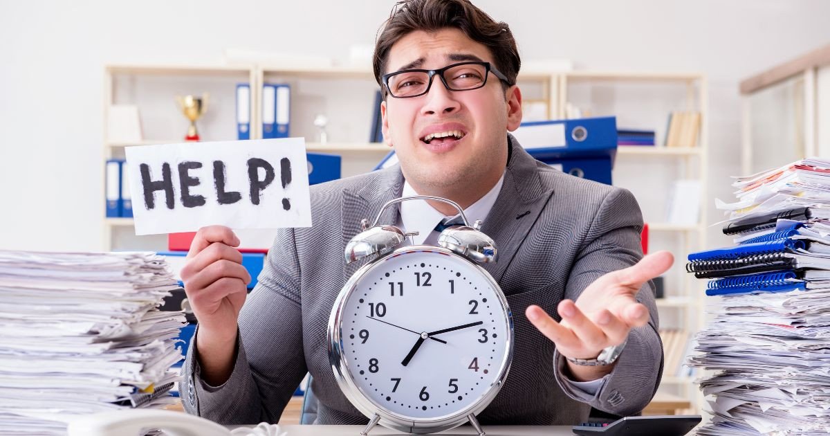 Hình ảnh tượng trưng cho những sai lầm thường gặp khi thiết lập deadline, gây ảnh hưởng xấu đến hiệu quả công việc.