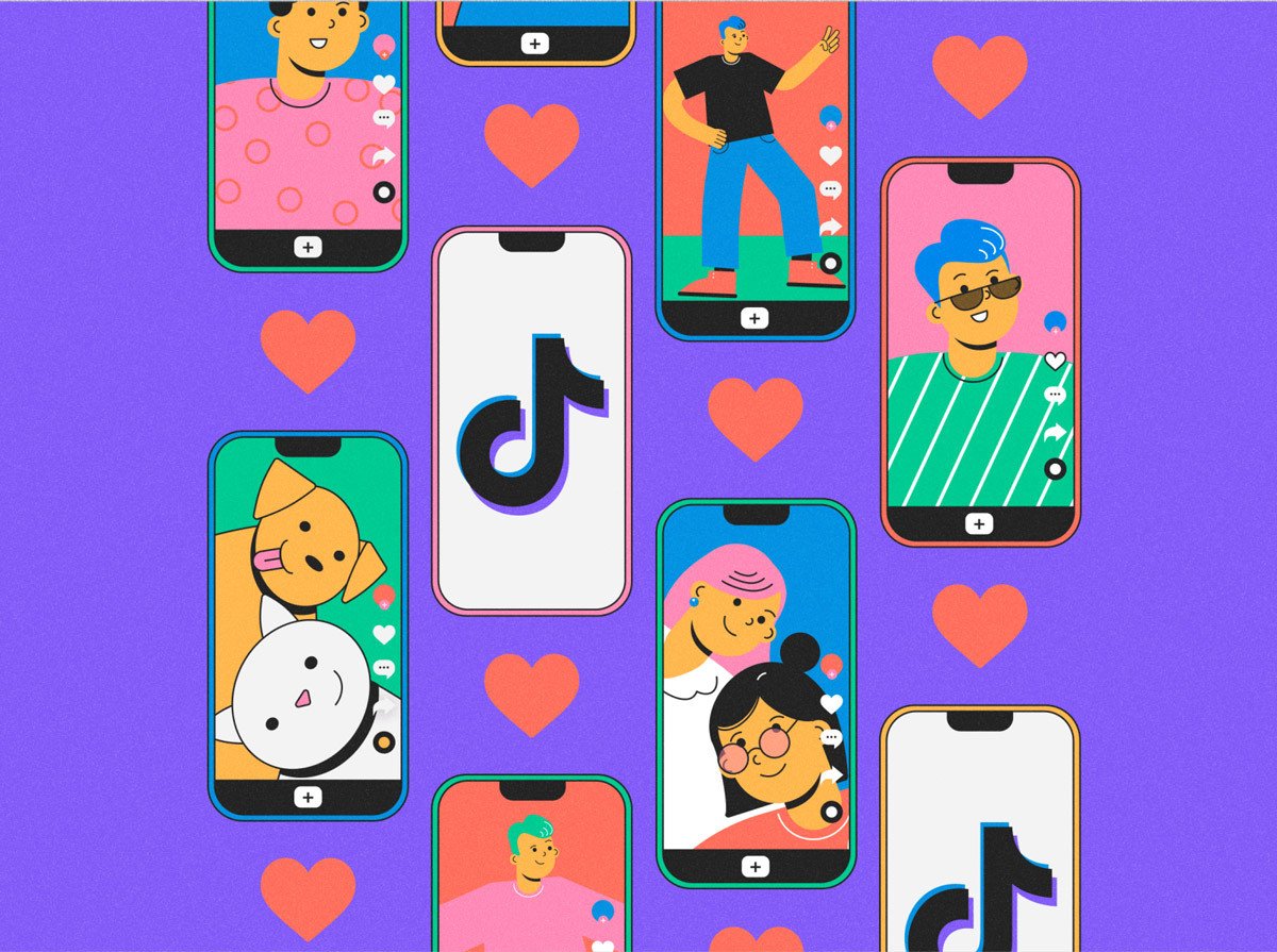 Hình ảnh video quảng cáo TikTok với hiệu ứng độc đáo