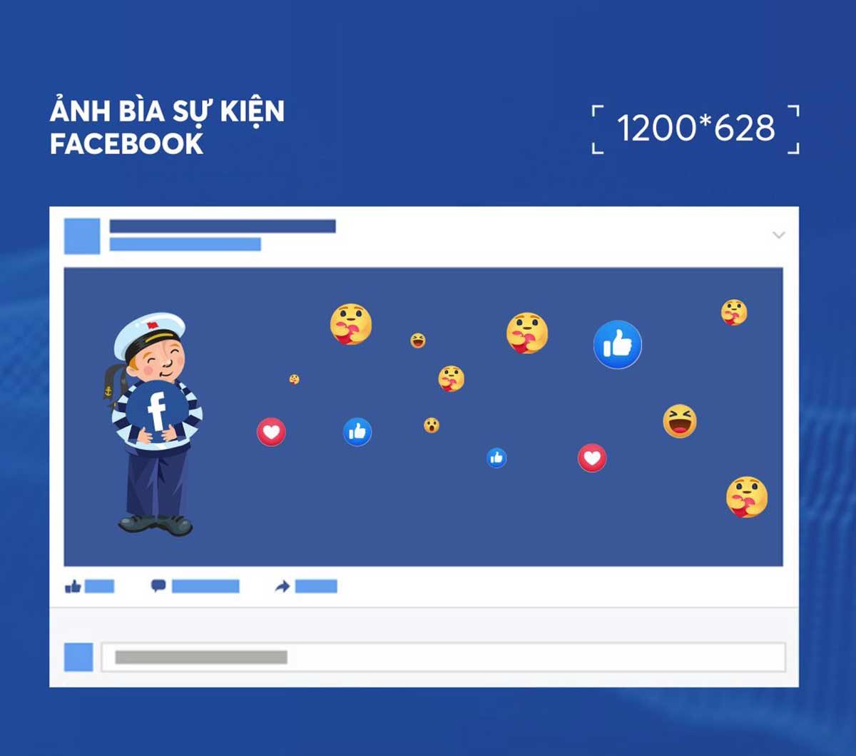 Hình minh họa kích thước ảnh bìa Facebook cho sự kiện