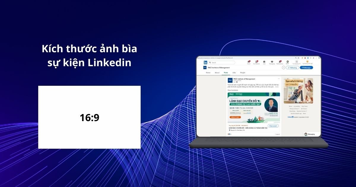 Kích thước ảnh LinkedIn Events để thu hút người tham dự
