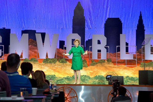 Kristina Halvorson tại hội nghị Content Marketing World
