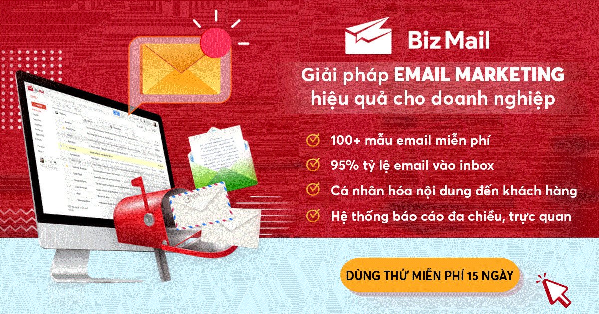 Logo công cụ BizMail hỗ trợ Email Marketing