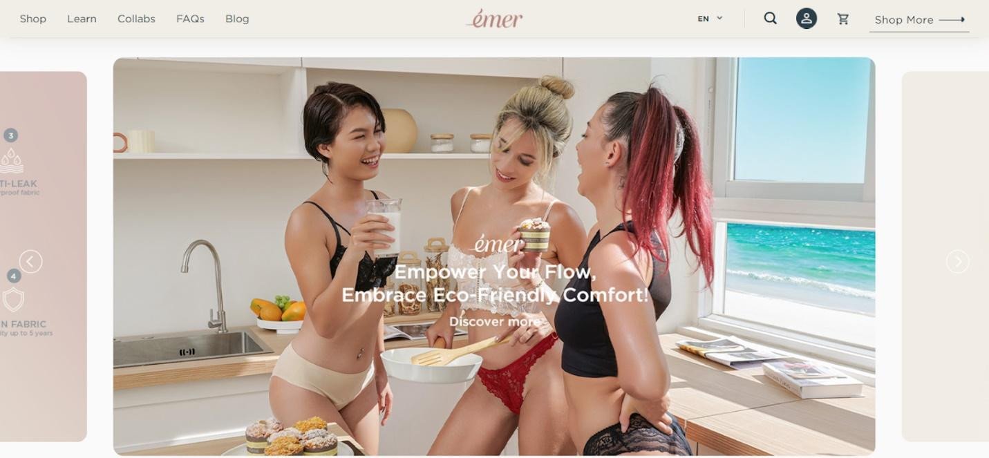 Mô hình mockup thiết kế website theo phong cách tự nhiên, sáng tạo