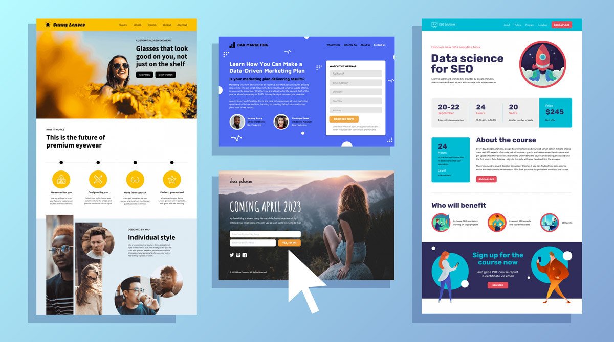 Mô tả một Landing Page chất lượng cao được tối ưu cho chiến dịch SEM