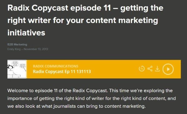 Mô tả quá trình chuyển đổi nội dung từ blog post sang podcast để tối ưu tiếp cận người đọc