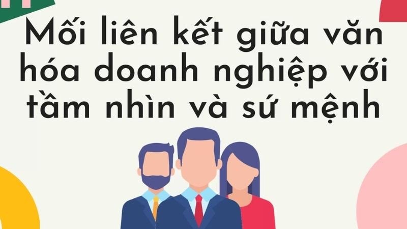 Mối quan hệ chặt chẽ giữa tầm nhìn, sứ mệnh và văn hóa doanh nghiệp