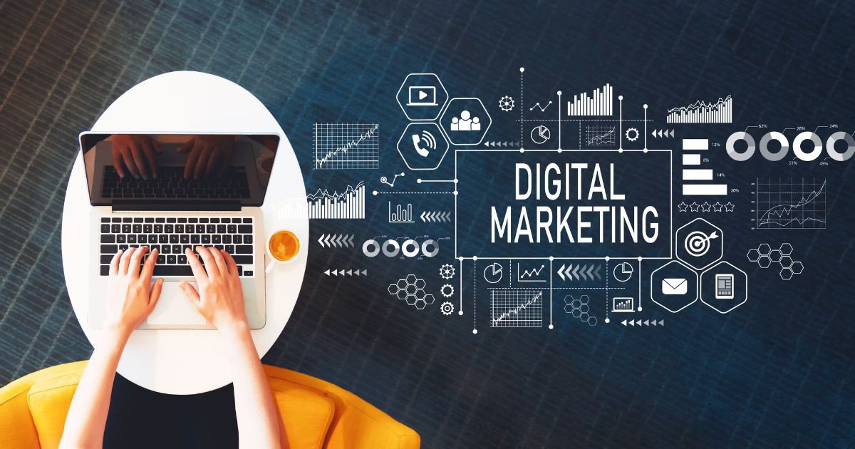 Môi trường hoạt động chính của Digital Marketing, bao gồm các yếu tố bên trong và bên ngoài doanh nghiệp