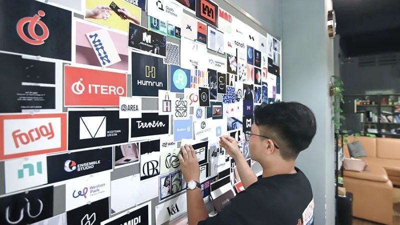 Moodboard giúp bạn dễ dàng chia sẻ và làm rõ ý tưởng thiết kế