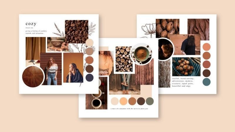 Moodboard là bản trình bày trực quan giúp truyền tải ý tưởng thiết kế