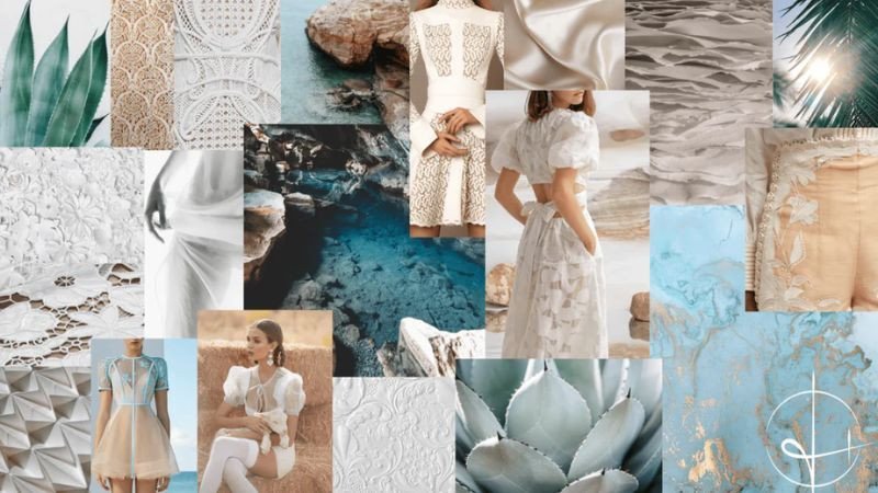 Moodboard là công cụ hữu ích cho nhà thiết kế thời trang, thể hiện xu hướng và phong cách