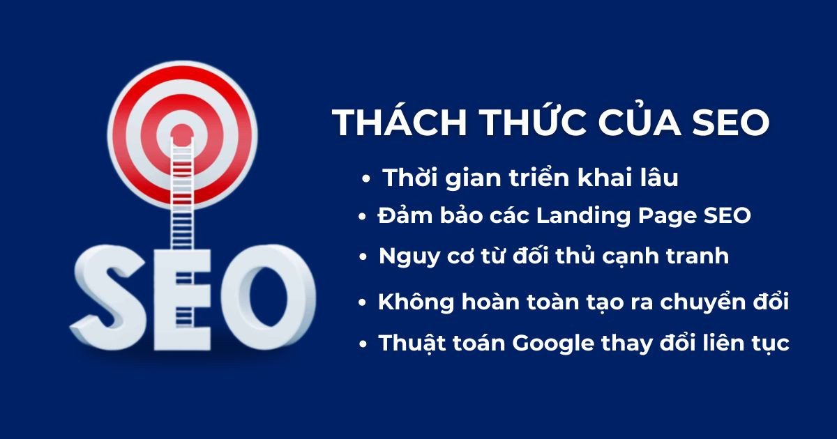 Những thách thức cần đối mặt khi triển khai SEO