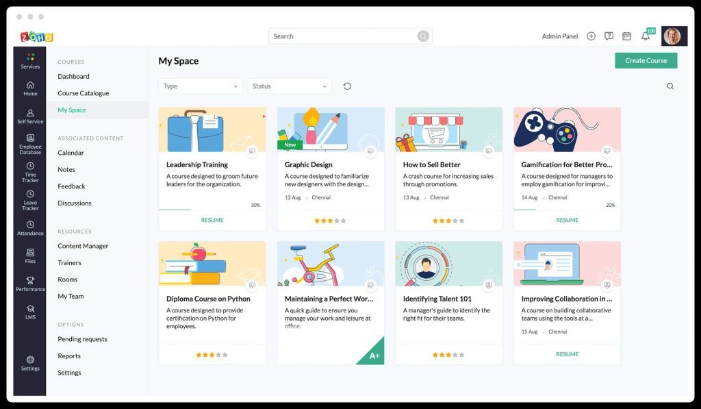 Phần mềm nhân sự Zoho People