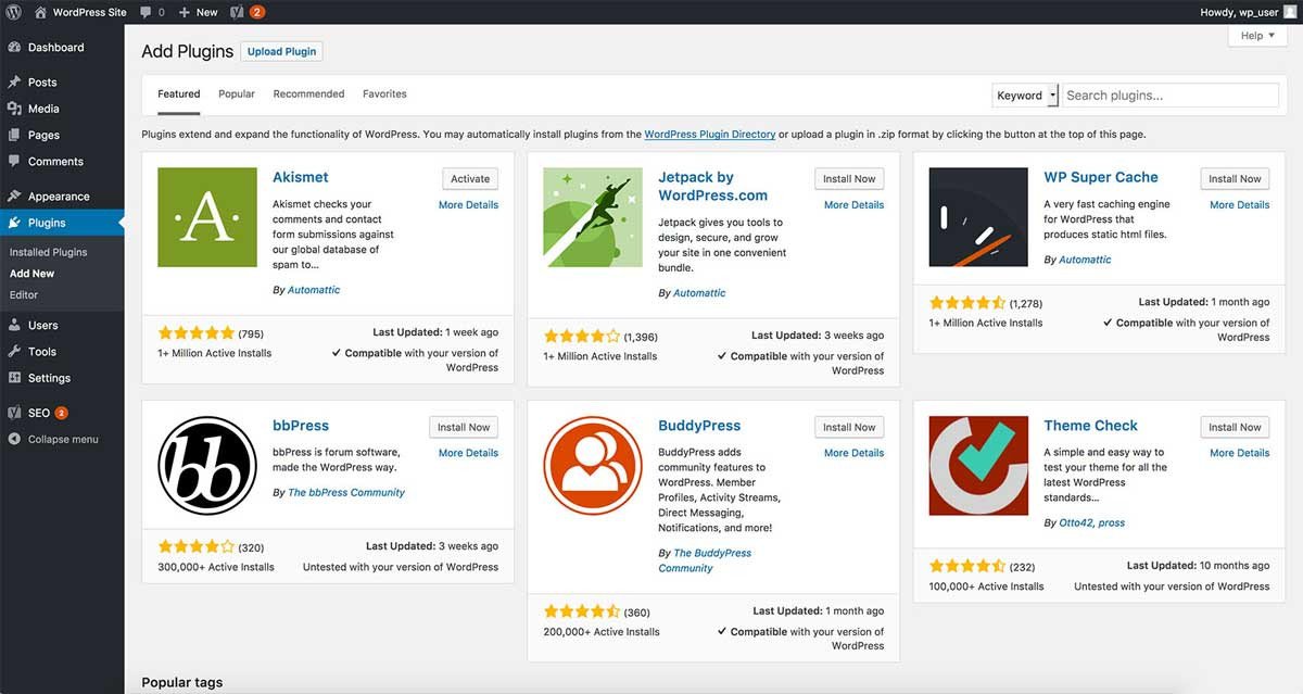 Plugin WordPress đa dạng, miễn phí và trả phí cho việc phát triển website