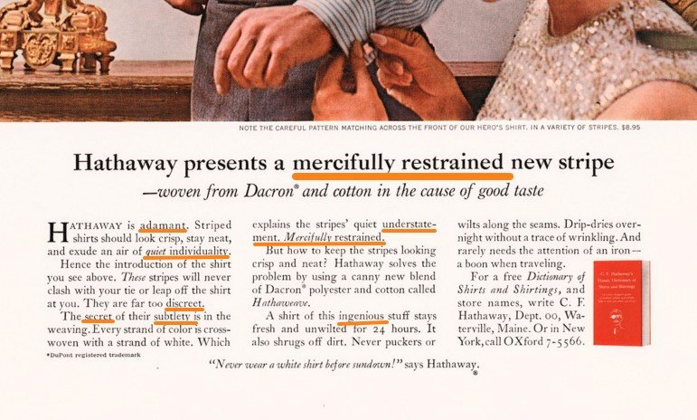 Quảng cáo của David Ogilvy về từ ngữ mạnh mẽ
