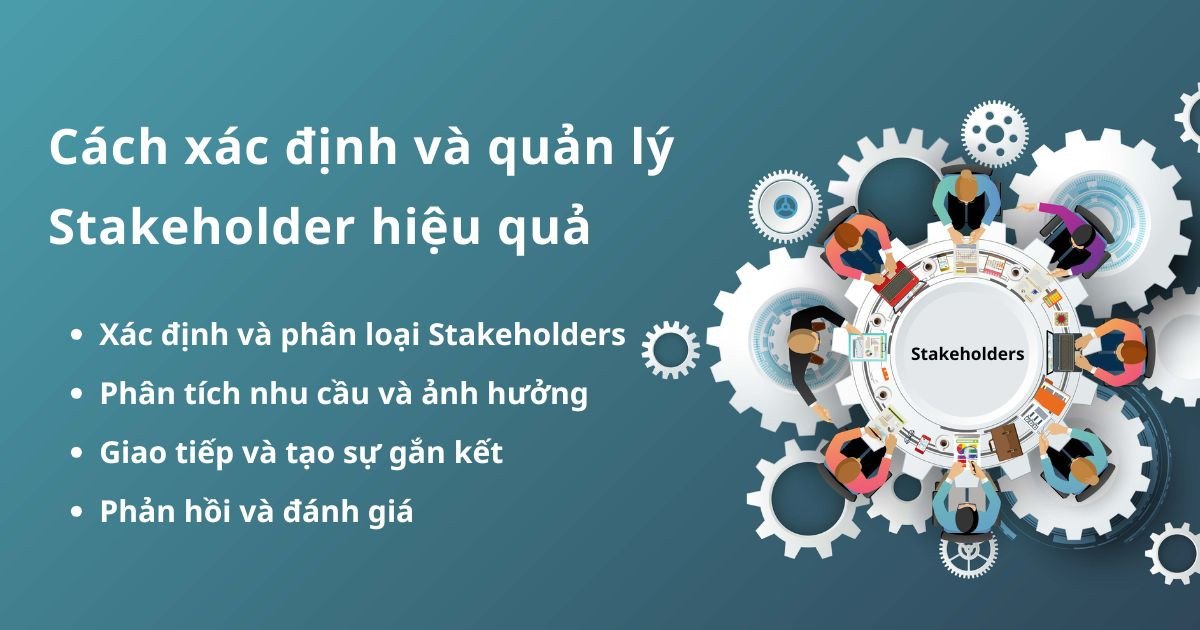 Quy trình xác định và phương pháp quản lý các đối tượng hữu quan (Stakeholders)