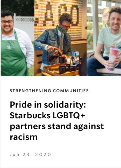Starbucks minh họa cam kết về tính bền vững và trách nhiệm cộng đồng qua nội dung blog
