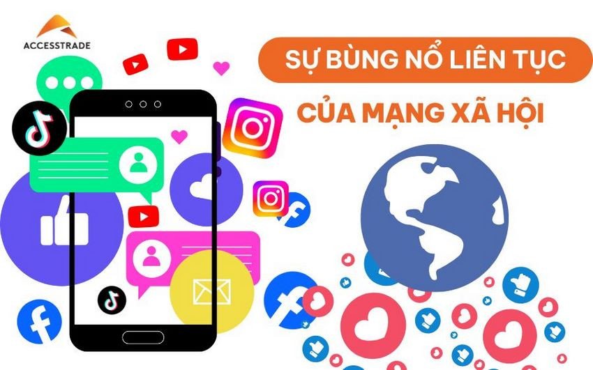 Sự bùng nổ liên tục của Mạng xã hội
