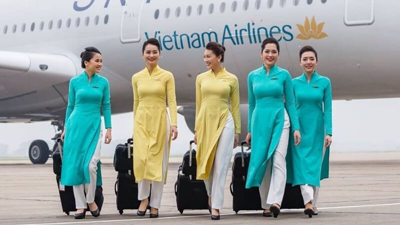 Tên thương hiệu Vietnam Airlines phản ánh lĩnh vực hàng không