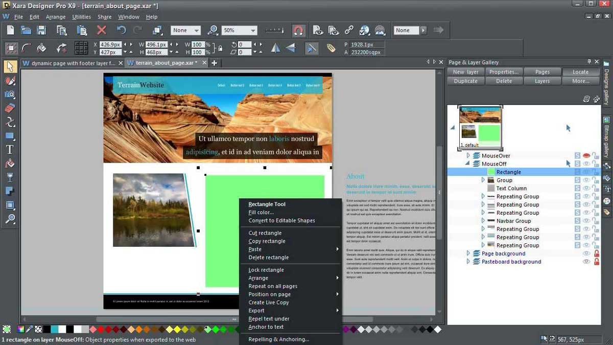 Thiết kế website ấn tượng với Xara Web Designer Premium