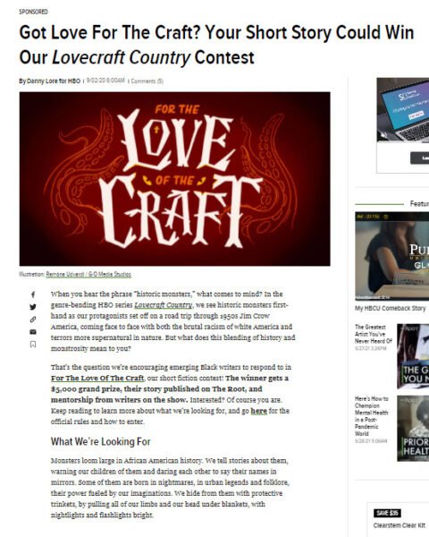 Thử thách sáng tác "For the Love of the Craft" cho series Lovecraft Country, khuyến khích sự tham gia cộng đồng và tạo nội dung sâu sắc liên quan đến việc giữ chân khán giả đa dạng.