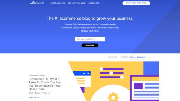 Trang blog của BigCommerce hướng dẫn doanh nghiệp nhỏ phát triển