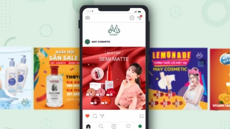 Tránh sử dụng quá nhiều màu sắc trên banner