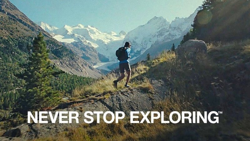 Tuyên ngôn "Never Stop Exploring" của The North Face khuyến khích khám phá