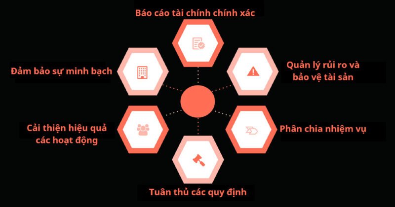 Vai trò của hệ thống kiểm soát nội bộ trong việc quản lý rủi ro và bảo vệ tài sản hiệu quả