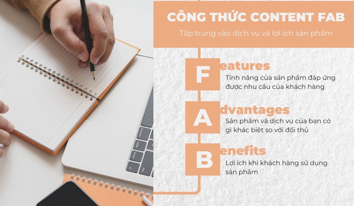 Ví dụ ứng dụng công thức FAB trong Copywriting để làm nổi bật lợi ích sản phẩm