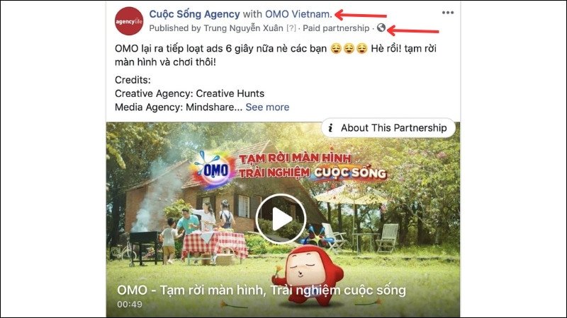 Ví dụ về Branded Content thành công trên Facebook