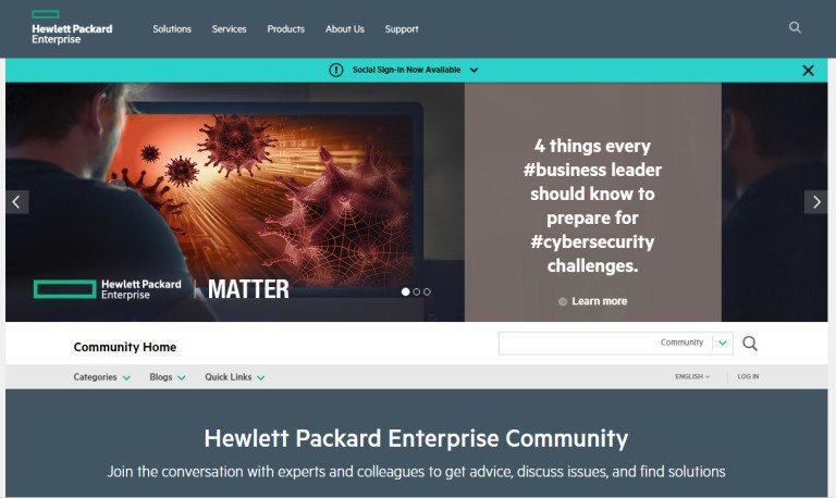 Ví dụ về website HP tích hợp nội dung trên cùng tên miền thương hiệu