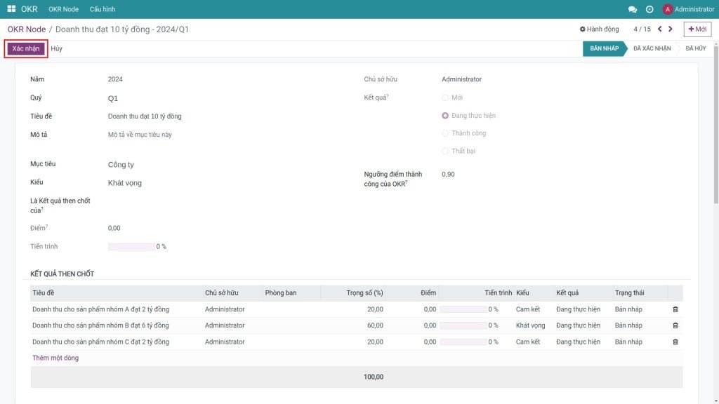 Viindoo OKR - Phần mềm OKR chuyên biệt giúp tối ưu hóa mục tiêu