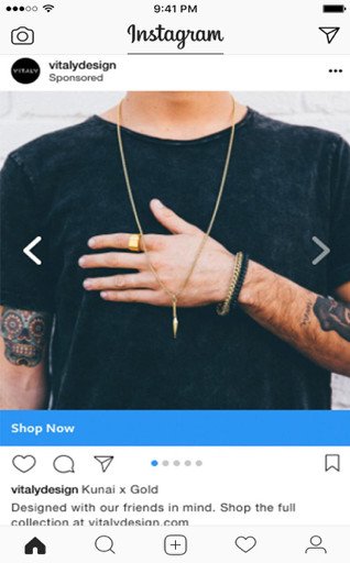 Vitaly đạt hiệu quả cao với quảng cáo retargeting trên Instagram