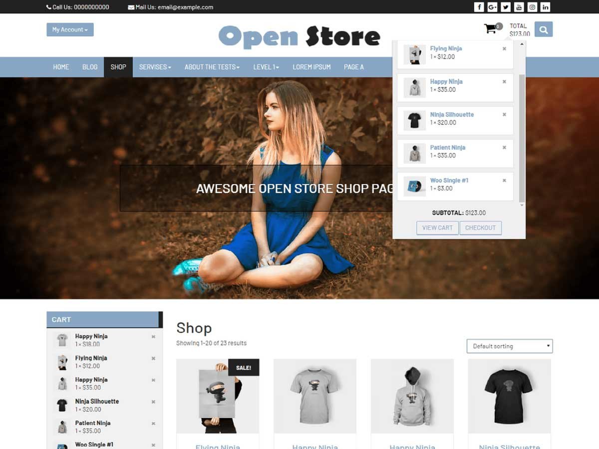 WordPress tạo trang web thương mại điện tử và cửa hàng trực tuyến ấn tượng