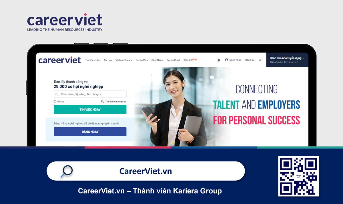 Giao diện CareerViet.vn