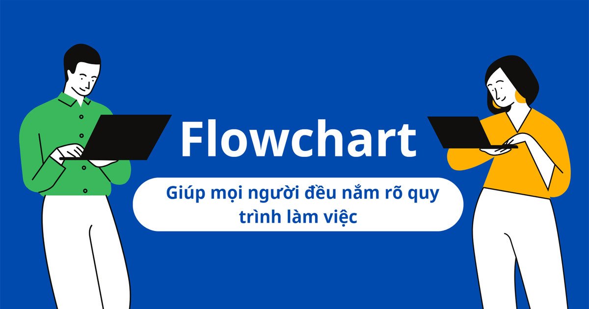 Sơ đồ luồng hiển thị lợi ích Flowchart trong quản lý doanh nghiệp