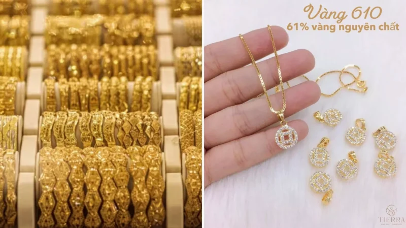 Vàng 610: Định Nghĩa, Đặc Điểm và Ý Nghĩa Trong Đầu Tư 2026 Bảng so sánh các loại tuổi vàng phổ biến