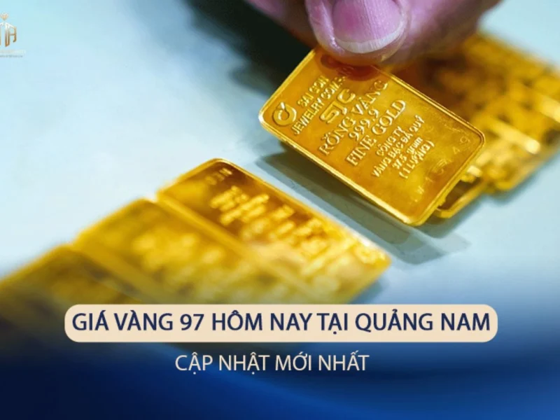Biểu đồ giá vàng 97 theo thời gian