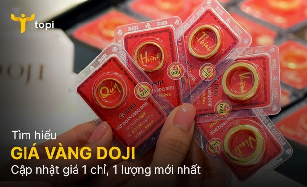 Biểu đồ giá vàng Doji Hà Nội 2026