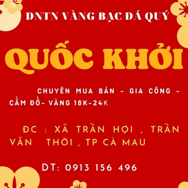 Biểu đồ giá vàng tại Cà Mau