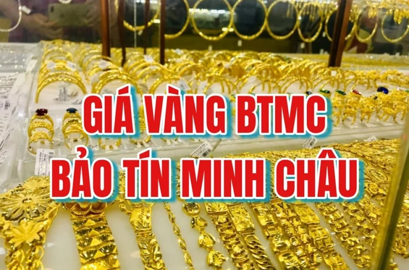 Biểu đồ phân tích kỹ thuật giá vàng Bảo Tín Minh Châu