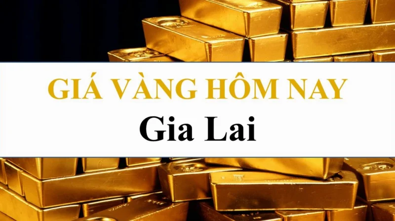 Biểu đồ so sánh giá vàng SJC và vàng 24K tại Gia Lai