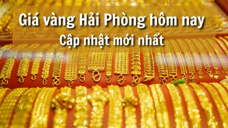 Biểu đồ xu hướng giá vàng tại Hải Phòng
