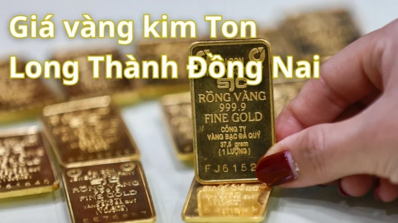 Giá vàng Kim Tôn Long Thành Đồng Nai mới nhất 2026