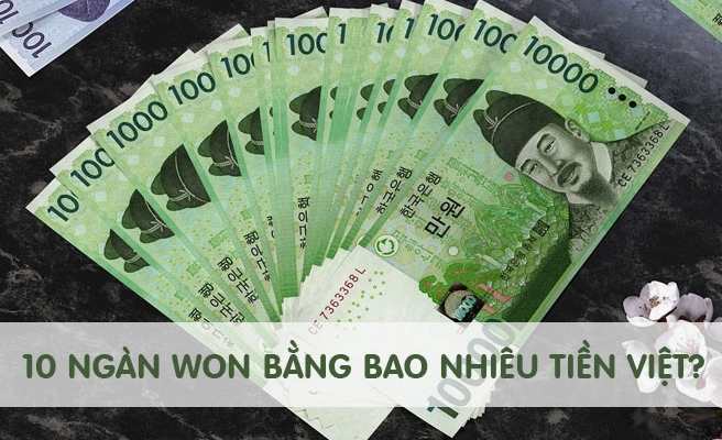 Hình ảnh minh họa 10000 won Hàn Quốc