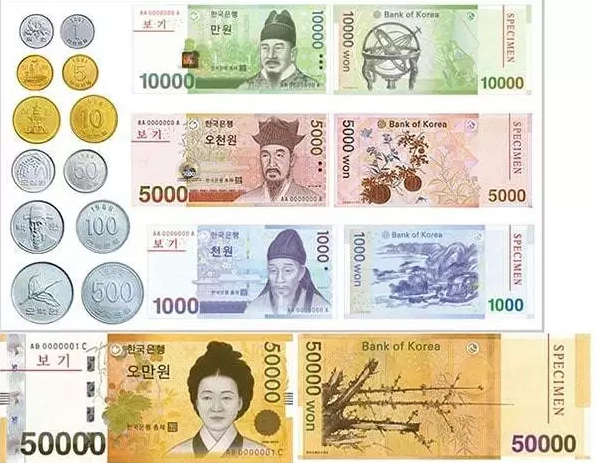Đổi tiền Won sang tiền Việt