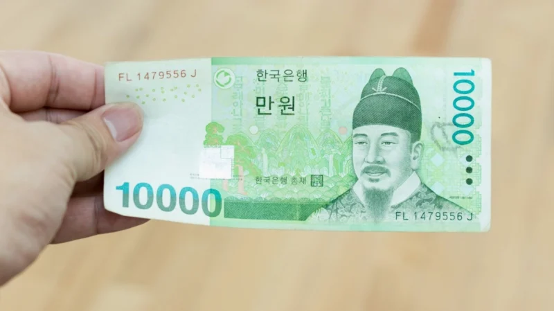 Quy trình đổi tiền Won sang VND